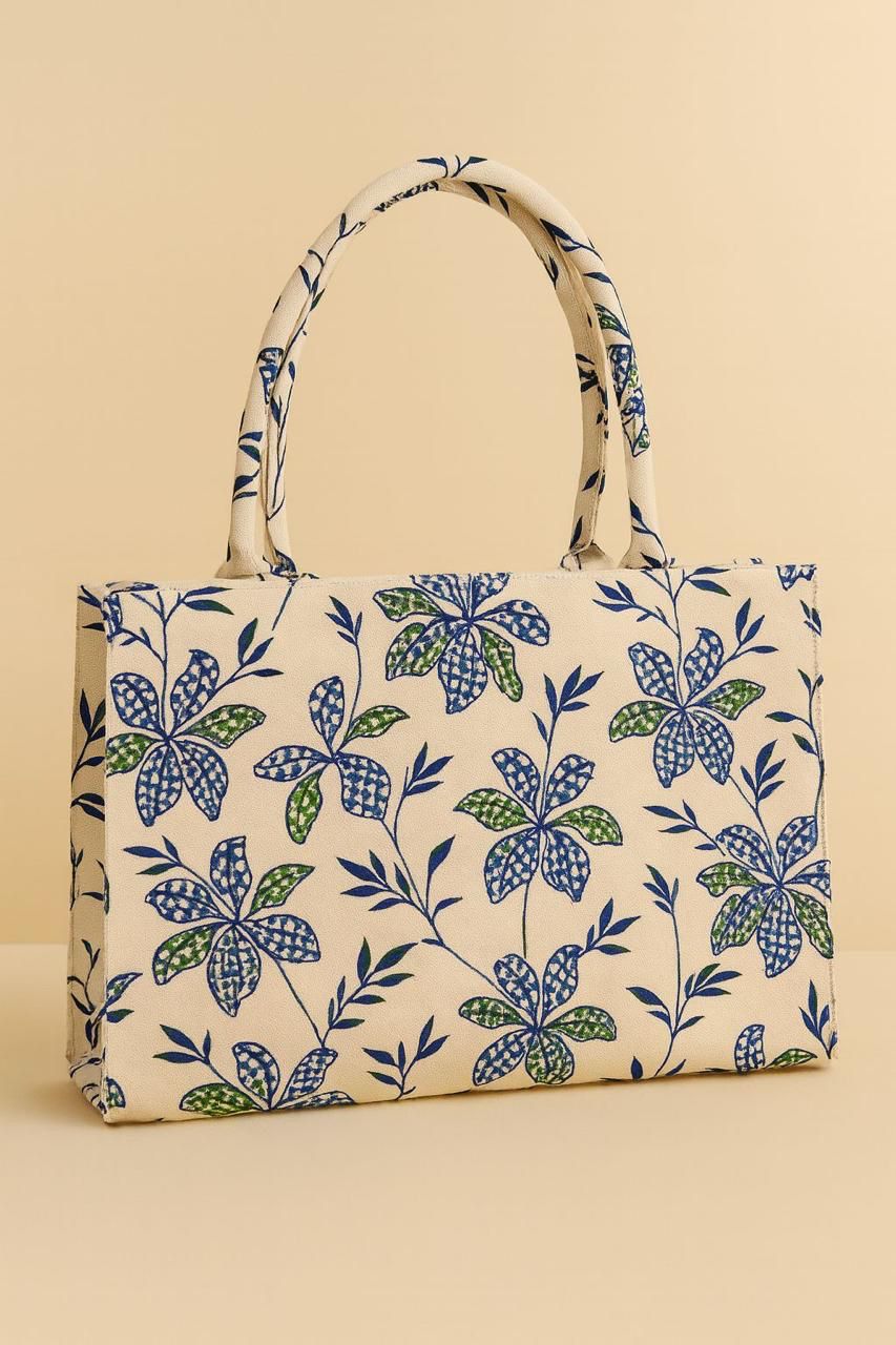 Canvas Printed Shoulder 💝 High Quality Bag With Unique Print  For Girls 💝