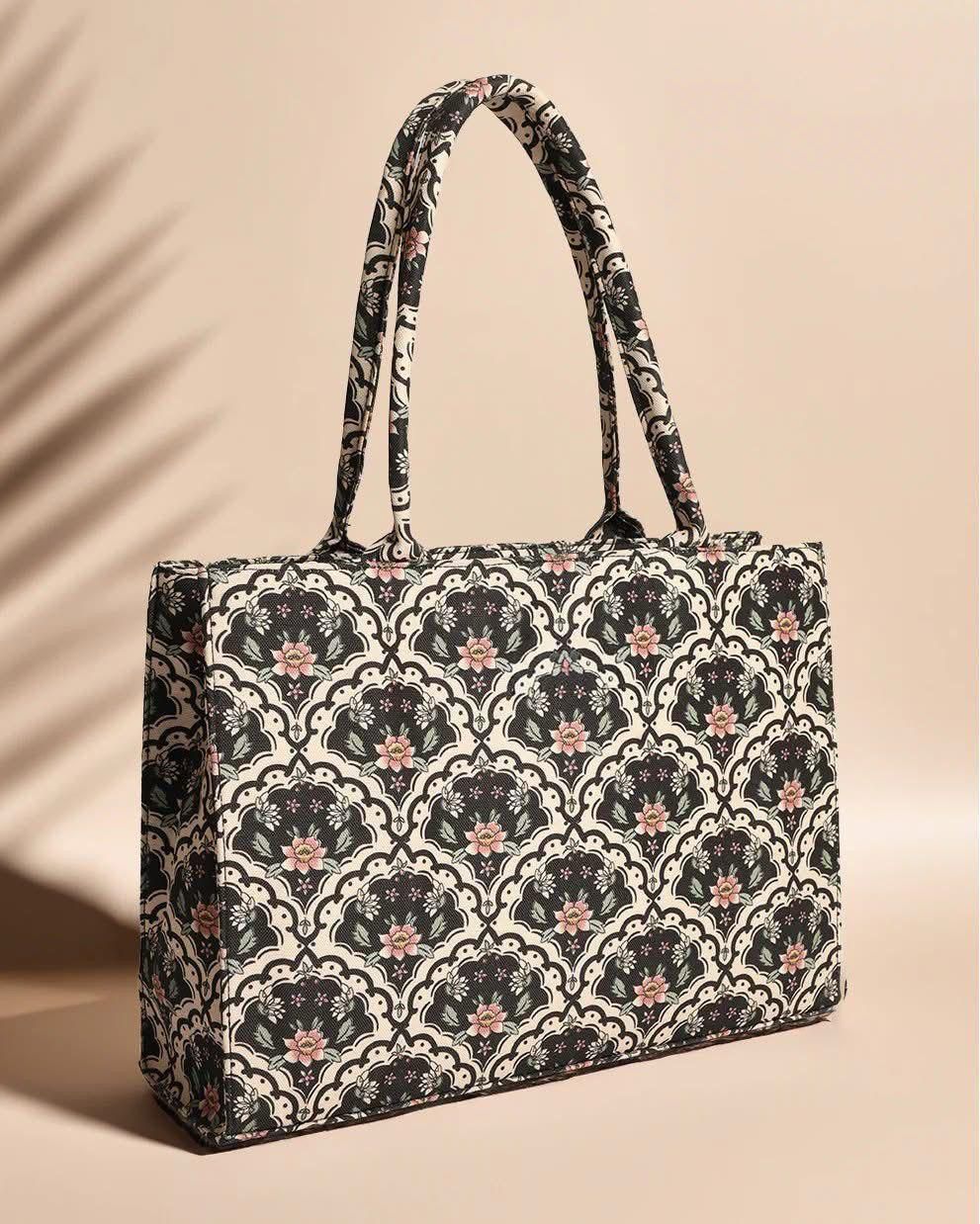Canvas Printed Shoulder 💝 High Quality Bag With Unique Print  For Girls 💝