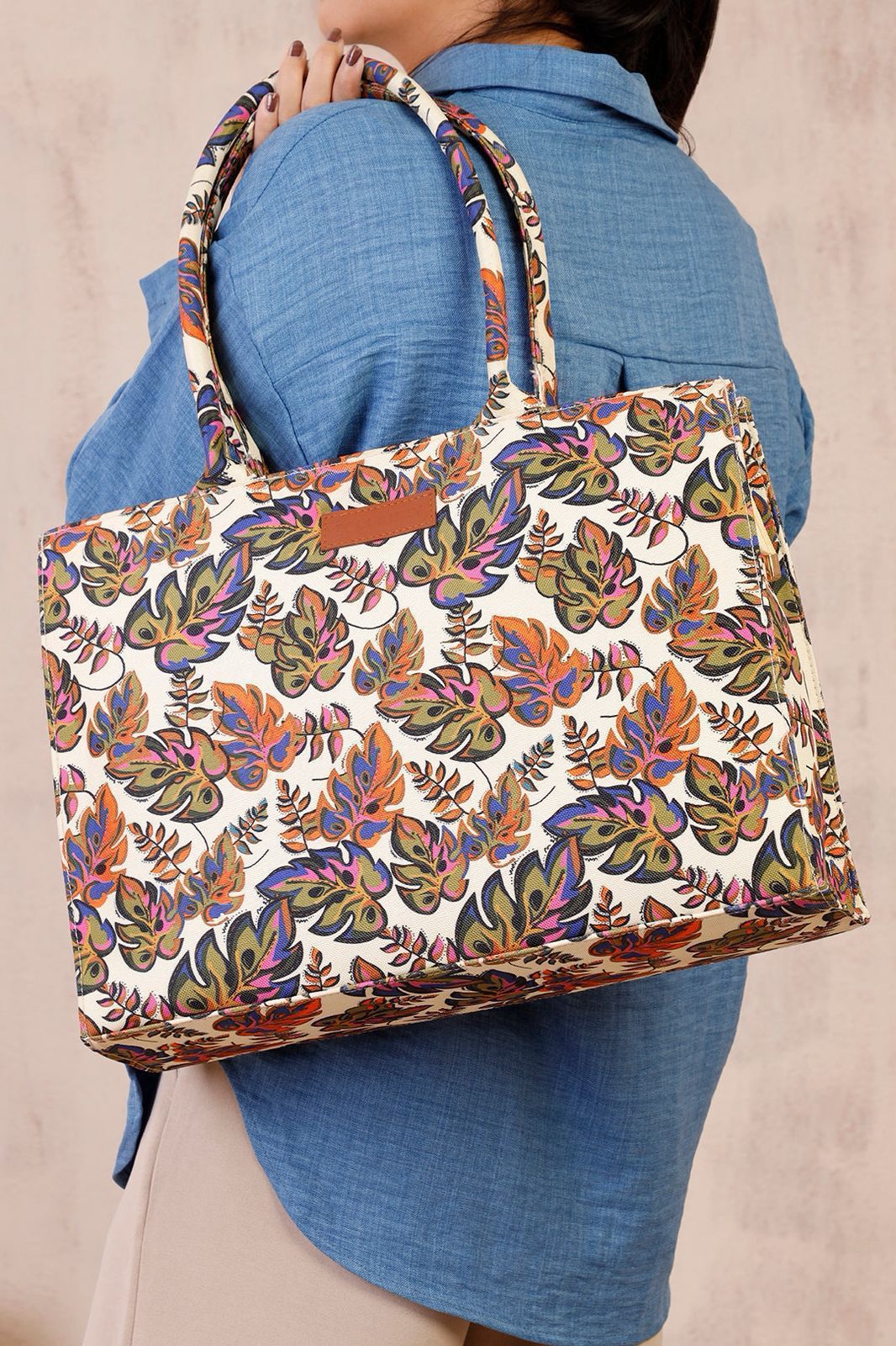 Canvas Printed Shoulder 💝 High Quality Bag With Unique Print  For Girls 💝